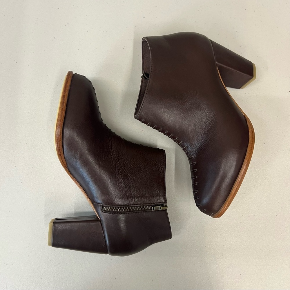BaliElf ELF Monte Carlo Made by Hand Dark Brown Leather Boots Size 7.5 - Picture 4 of 9
